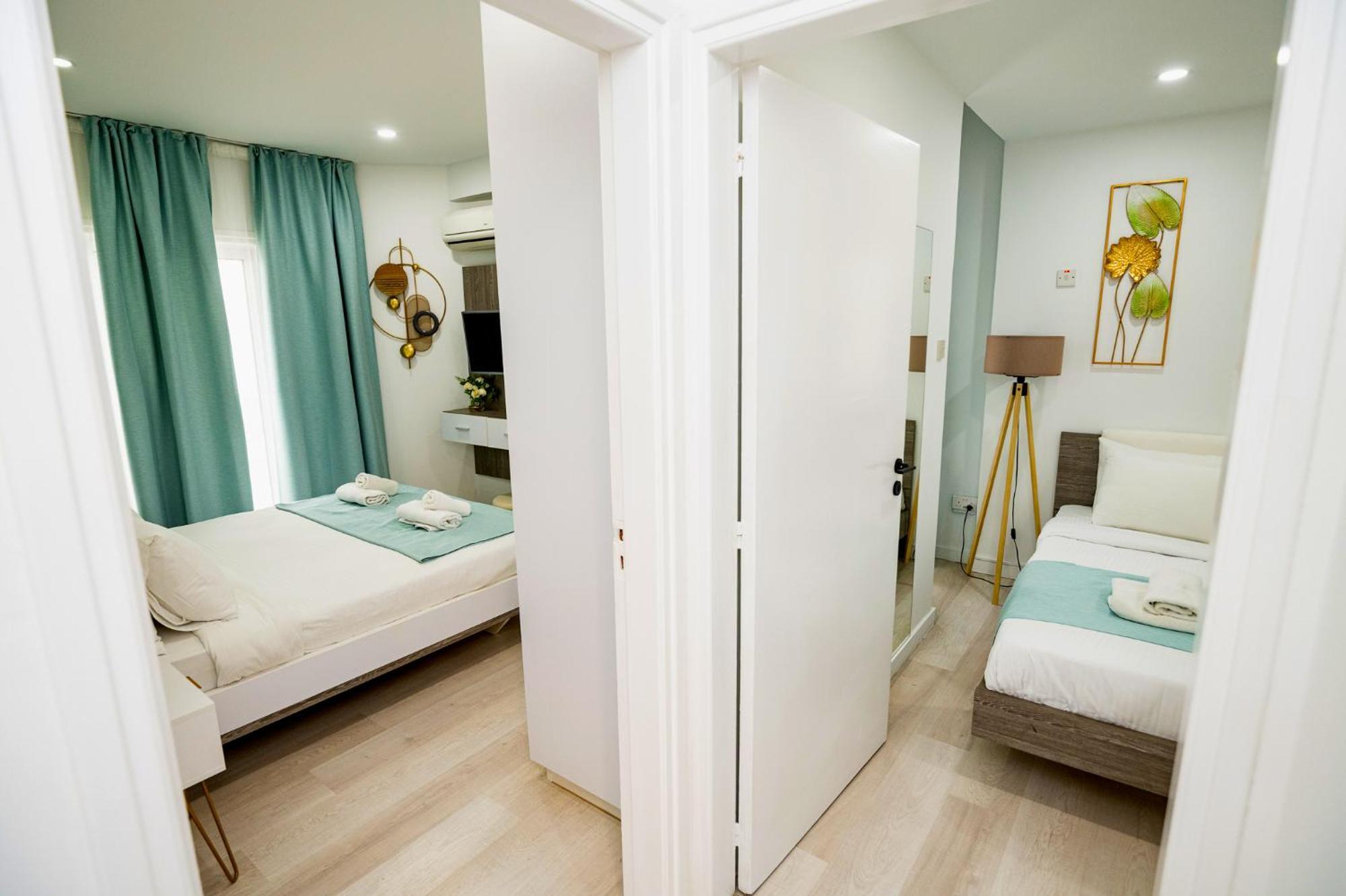 Lazuli Sea View Beachfront Ap 21 لارنكا المظهر الخارجي الصورة